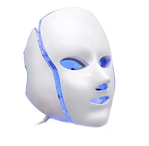 máscara de terapia facial con luz LED
