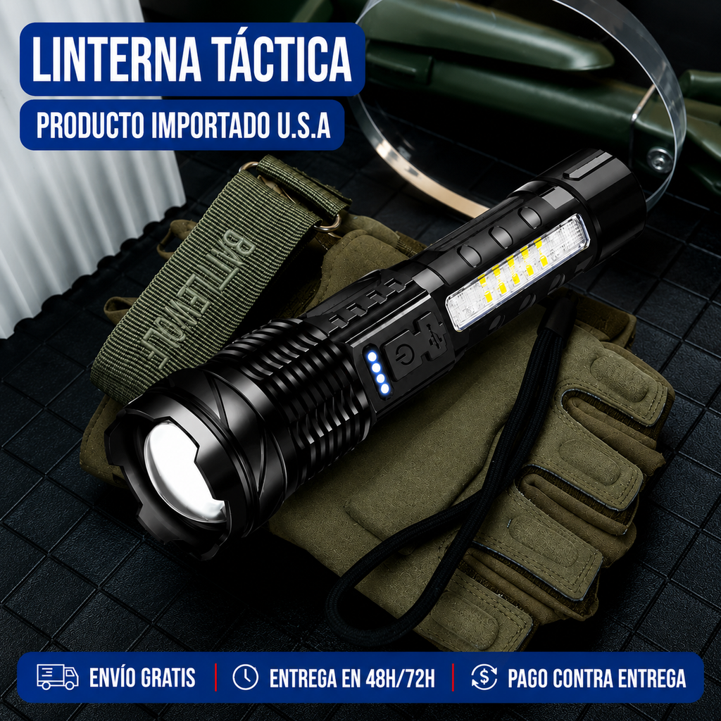 COMPRA 1 LLÉVATE 2 - Linterna Laser TTitanium PRO - PRODUCTO IMPORTADO U.S.A