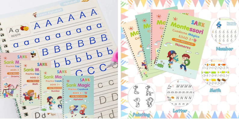 Kit de caligrafía ( kit 4 libros)