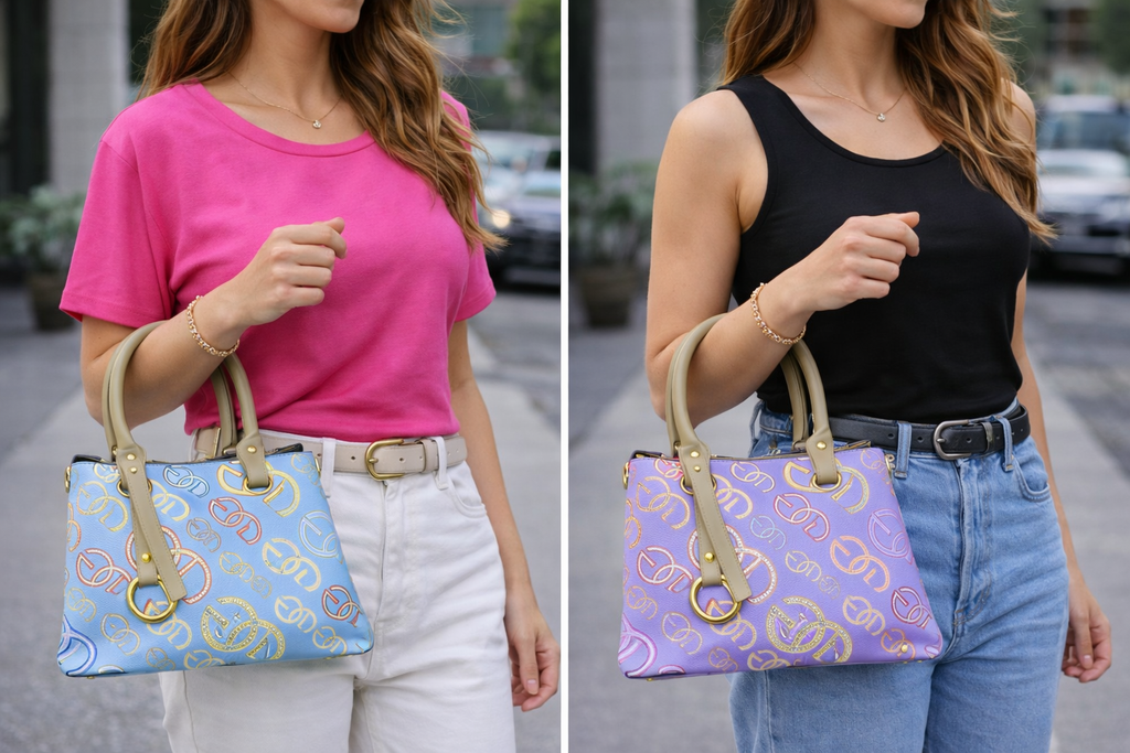 Bolso De Mano Dos Asas para Mujer