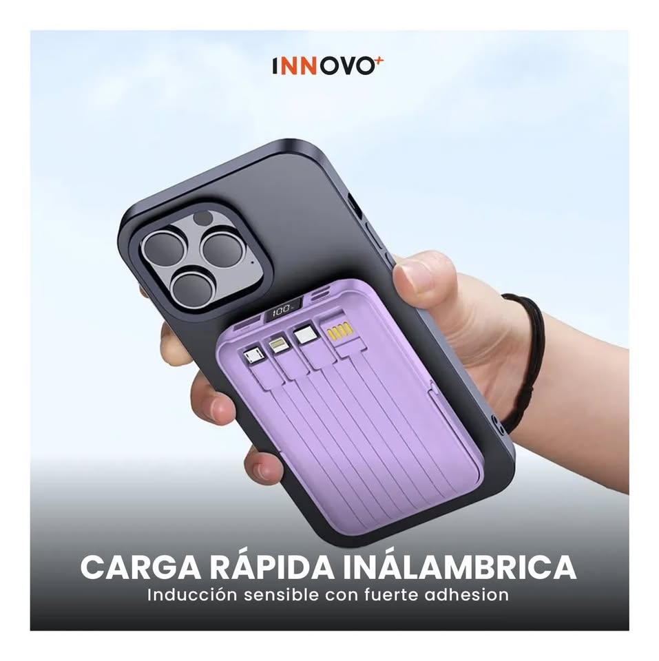 Power Bank Inalámbrico Magnético